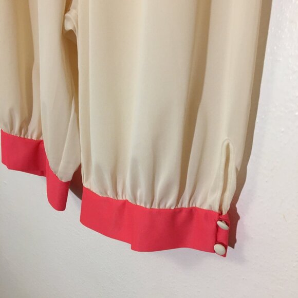 Vintage 50s 60s Two Piece Lingerie Pajama Set Colorblock Nickers Pantaloons (1) - Picture 16 of 16